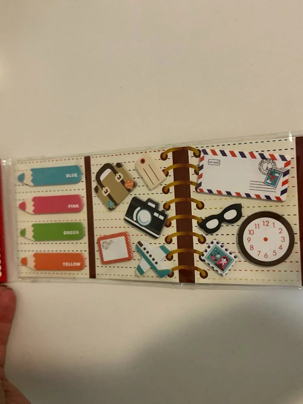 Japanese Travel-Themed Sticky Note Book – New